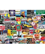 Charlie Girard: New York New York! (used 1000 PC jigsaw puzzle) - $12.00