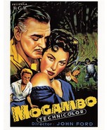 Mogambo John Ford Classic Poster Print 8 x 10 15/16 inches - £11.64 GBP
