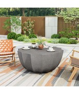 Modern 35&quot; MgO Cement Indoor/Outdoor Waterproof Coffee Table - Grey - $721.99 CAD