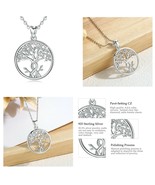 Elvis Presley Concert TCB Chain Tree of Life Necklace 925 Sterling Silve... - £20.74 GBP