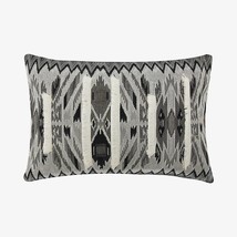 Moroccan Canopy - Grey Linen Lumbar Pillow Cover - £25.25 GBP+