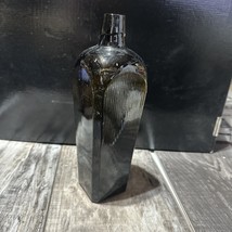 Antique 1800&#39;s Case Dark Olive Green Gin Bottle 9.5 Inches Tall - $29.69