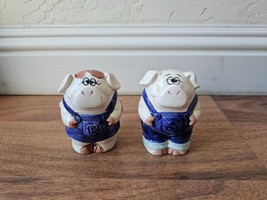 Vintage Enesco 1980&#39;s County Fair Pig Salt &amp; Pepper Shakers - $10.00