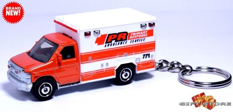  RARE KEY CHAIN FORD F350 PR AMBULANCE EMT EMS MEDIC CUSTOM Ltd GREAT GIFT - $28.98