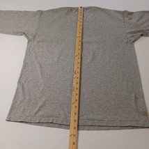Delta Magnum Weight GEORGIA Men's Gray Cotton Blend Long Sleeve T-Shirt Size M image 11