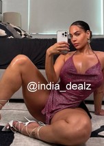 AMIRAH DYME Photo big black butt busty bikini thong Sexy model female wo... - $136.18 MXN+