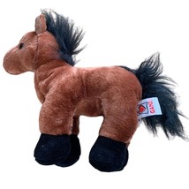 Ganz Webkinz HM101 Brown Arabian Horse 9.5 in Tall No Code Plush Stuffed Animal - £7.57 GBP
