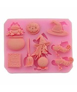 Halloween Fondant Mould Silicone Pumpkin/Witch/Frog Mold Cake/Cookie, Ic... - $14.56