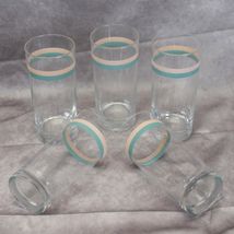 Pfaltzgraff Sunrise Tumblers Glasses 6-1/4" Tall  Lot of 5 - $54.87