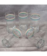 Pfaltzgraff Sunrise Tumblers Glasses 6-1/4" Tall  Lot of 5 - $54.87