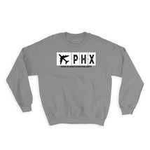 USA Phoenix Sky Harbor Airport Arizona PHX : Gift Sweatshirt Airline Travel Pilo - £23.28 GBP