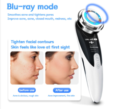 Ultrasonic Face Lifting RF Anti Aging LED Photon Radio Therapy Skin Care Device - £17.77 GBP