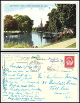 UK Postcard - Stratford On Avon, Holy Trinity Church &amp; River J36 - £2.32 GBP