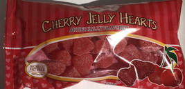 Cherry Jelly Hearts Naturally Fat Free 1ea 9oz Bag-Valentines Day Or Any... - £7.69 GBP