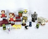 Lot Of Minecraft Figures, Animal &amp; Accessories Dungeons Hal Bed TNT Chicken - £14.95 GBP