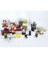 Lot Of Minecraft Figures, Animal &amp; Accessories Dungeons Hal Bed TNT Chicken - £14.90 GBP