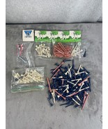 Lot of 100+ Wood Golf Tees Used Different Colors - £8.20 GBP