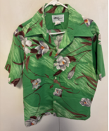 Vintage Tori Richard Shirt Mens  1970s Hawaiian Aloha Floral Polyester D... - $93.42 CAD