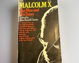 MALCOM X THE MAN AND HIS TIMES EDITED BY JOHN HENRIK CLARKE SECOND EDITI... - $17.32