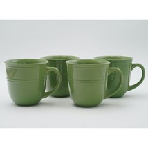 Mainstays Green Stalk Rainforest Mugs Stoneware Set of 4 - £34.26 GBP