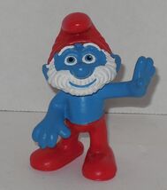 2013 The Smurfs 2 Movie Series #20754 Movie Papa Smurf PVC Figure Schleich - $29.65