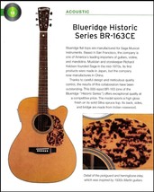 Blueridge Historic Series BR-163CE acoustic + Benedetto Bravo guitar history - $4.50