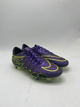 Nike Hypervenom Phinish SG Purple/Volt Soccer Cleats 768898-551 Men&#39;s Size 6.5 - £71.11 GBP