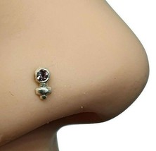 Piercing para la nariz Plata Símbolo de Venus 22 g (0,6 mm) Peridoto o... - £4.60 GBP