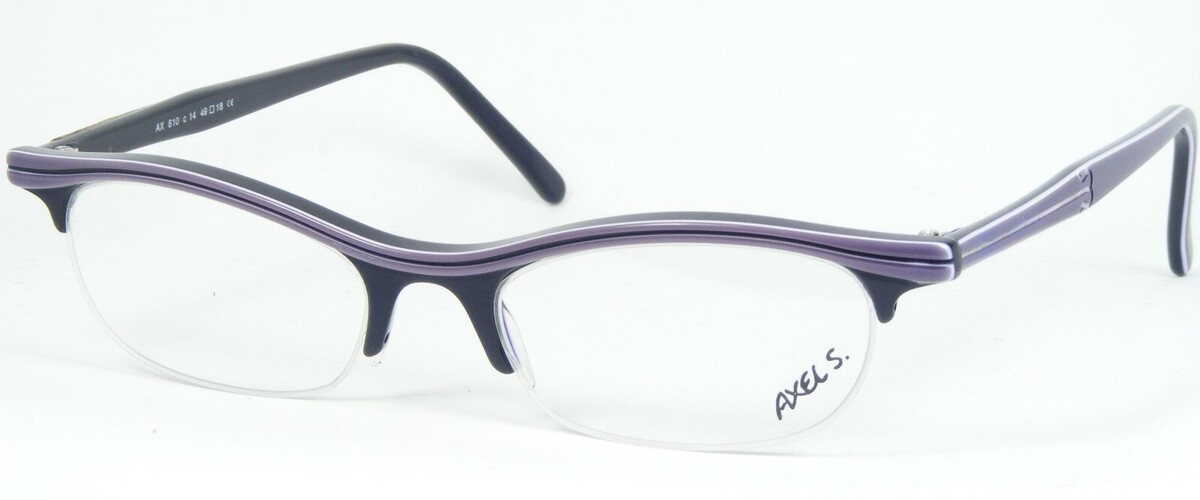 AXEL S. AX 610 14 Aubergine/Lavendel Brille Rahmen 49-18-144 Deutschland - $76.20