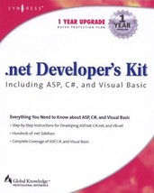 .NET Developer&#39;s Kit Including ASP, C#, and Visual Basic Syngress - £11.86 GBP