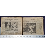 Original Sept. 12, 1985 Los Angeles Times Cover &amp; Sports Page Pete Rose ... - £34.65 GBP