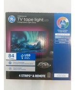 Tape Light LED 84 in USB Strip Under Cabinet Remote Plug in 230 Lumens G... - £18.26 GBP