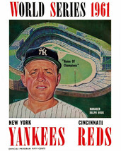 1961 NEW YORK YANKEES vs CINCINNATI REDS 8X10 PHOTO BASEBALL PICTURE NY MLB - £3.91 GBP