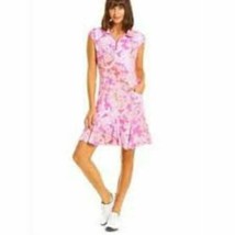 NWT IBKUL PASCHA PINK CORAL Sleeveless Polo Golf Tennis Dress - size XL  - $74.99