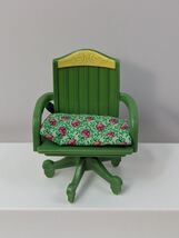 Fisher-Price Loving Family Dollhouse Green Yellow Office Chair replacement - $8.90