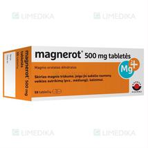 MAGNEROT 500 MG 50 tablets strong magnesium mix ( PACK OF 3 ) - $76.99