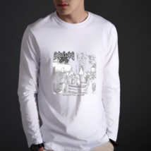Graveland Men&#39;s White Longsleeve T-Shirt - $14.99