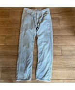 Levis 505 Jeans Mens 34x32 Blue Teal Corduroy Regular Straight Leg Retro... - $74.70 CAD