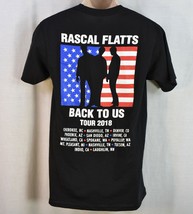 Rascal Flatts Back To US 2018 Concert T-Shirt Size Medium (Error San Die... - £13.94 GBP