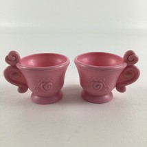 Little Tikes Tenderheart Dishes Tea Set Replacement Tea Cups Pink Pair P... - £12.96 GBP