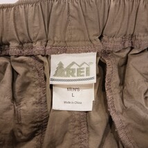 REI Men's Brown Nylon Belted Cargo Shorts Size Large (30×8) image 4