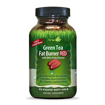 Irwin Naturals Green Tea Fat Burner RED, 75 Liquid Softgels - £17.37 GBP