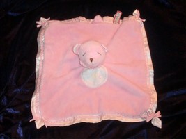 Douglas Pink Bear Security Blanket Love Abc Velour - £15.81 GBP