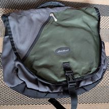 Eddie Bauer Crossbody Messenger Bag Padded Laptop Bag 15” Laptop - Green... - $28.66