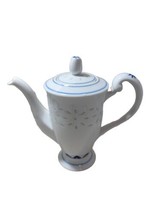 Chinese Rice Demitasse Teapot Set Blue vintage porcelain - £18.38 GBP