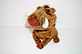 Disney&#39;s The Lion King Talking Pumba 7&quot; Plush 2019 Just Play Stuffed Toy Brown - £7.83 GBP
