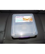 SISTEMA 1.4L Bento Cube PURPLE Lunch Meal On The Go School Work Storage ... - £10.38 GBP