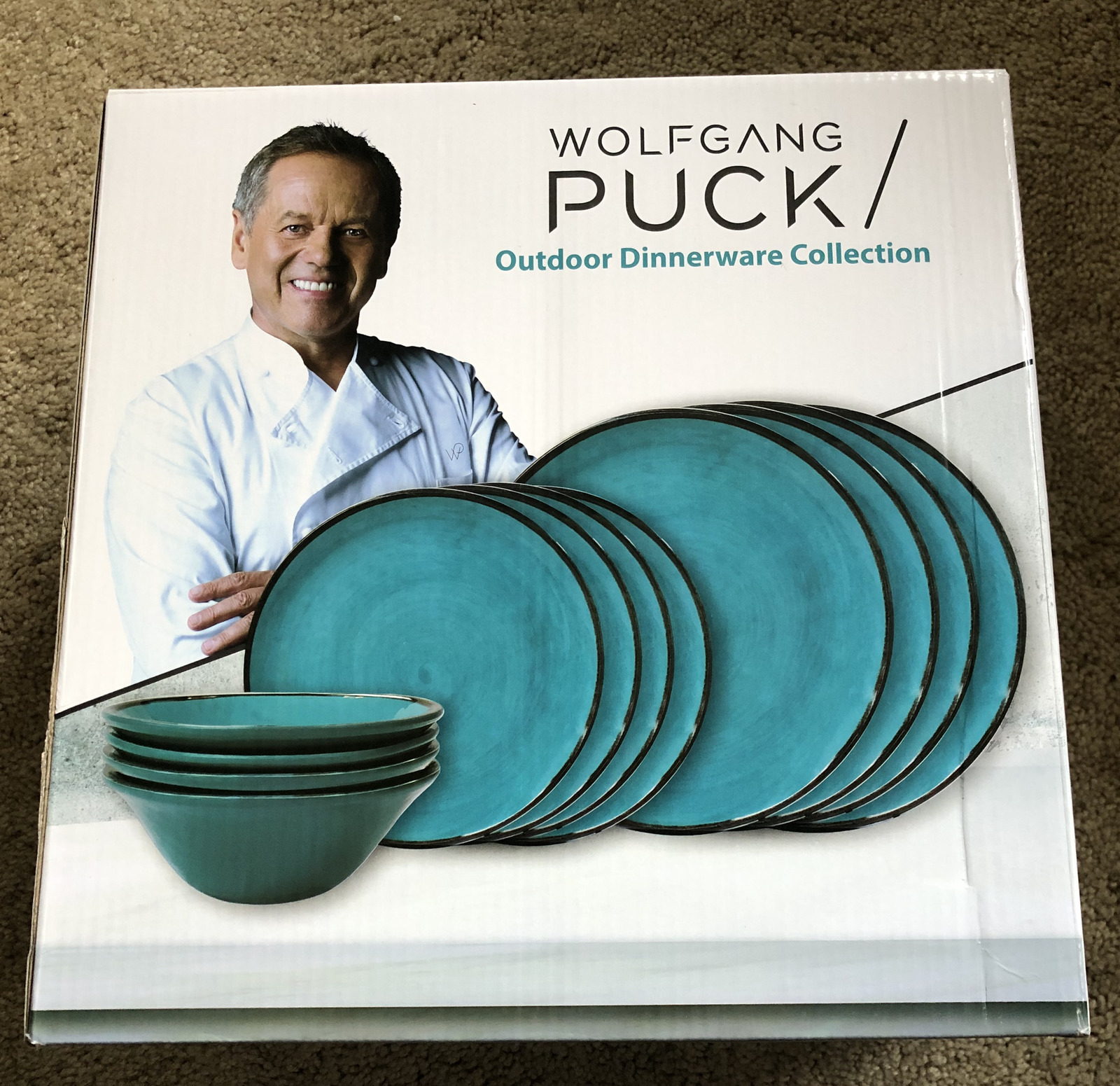 Wolfgang Puck Outdoor Dinnerware Collection, new - $35.00