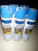 (5)Rust-Oleum Industrial Choice Fluorescent Blue Inverted Marking Paint ... - £36.20 GBP