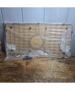 Serene Valley Sink Bottom Grid 25-1/8&quot; x 12-7/8&quot;, Centered Drain with Co... - $220.33 MXN